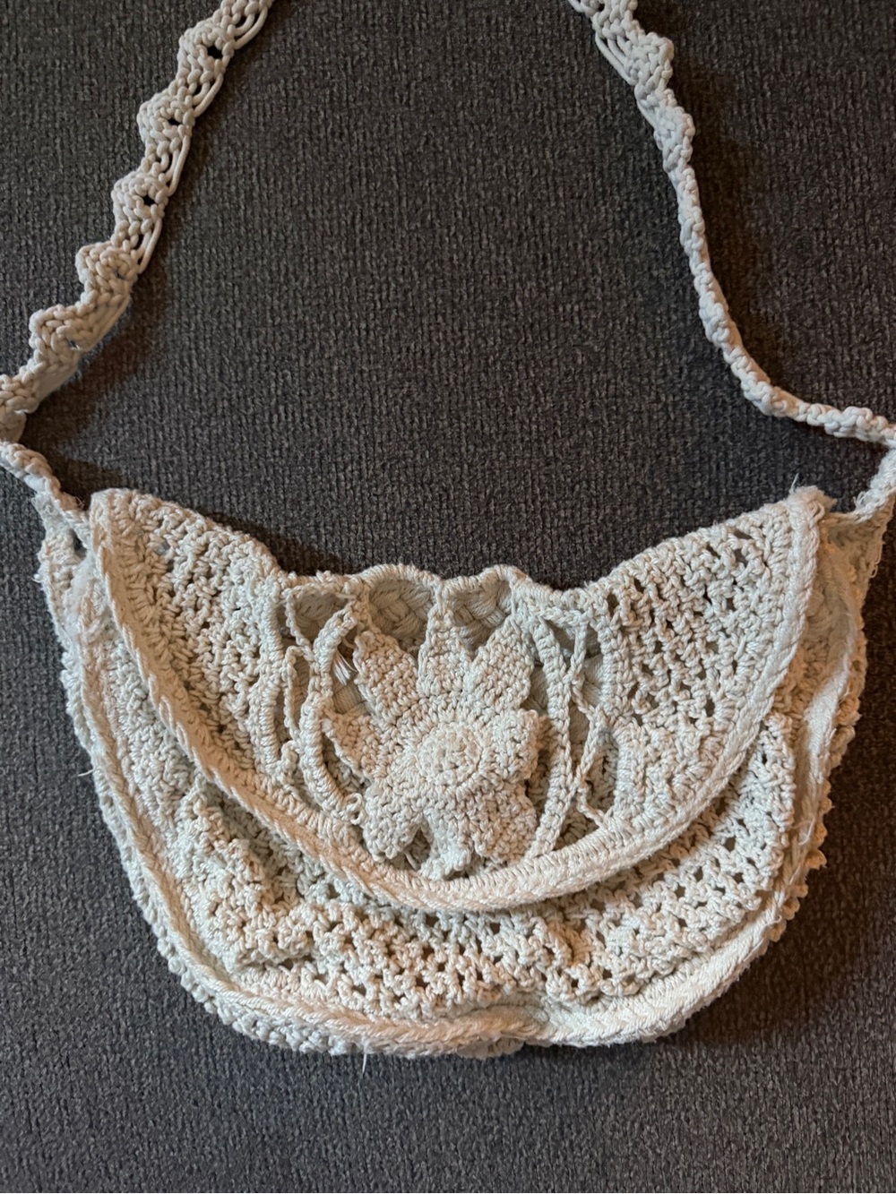 ZARA MACRAME SHOULDER BAG - Picture 3 of 4